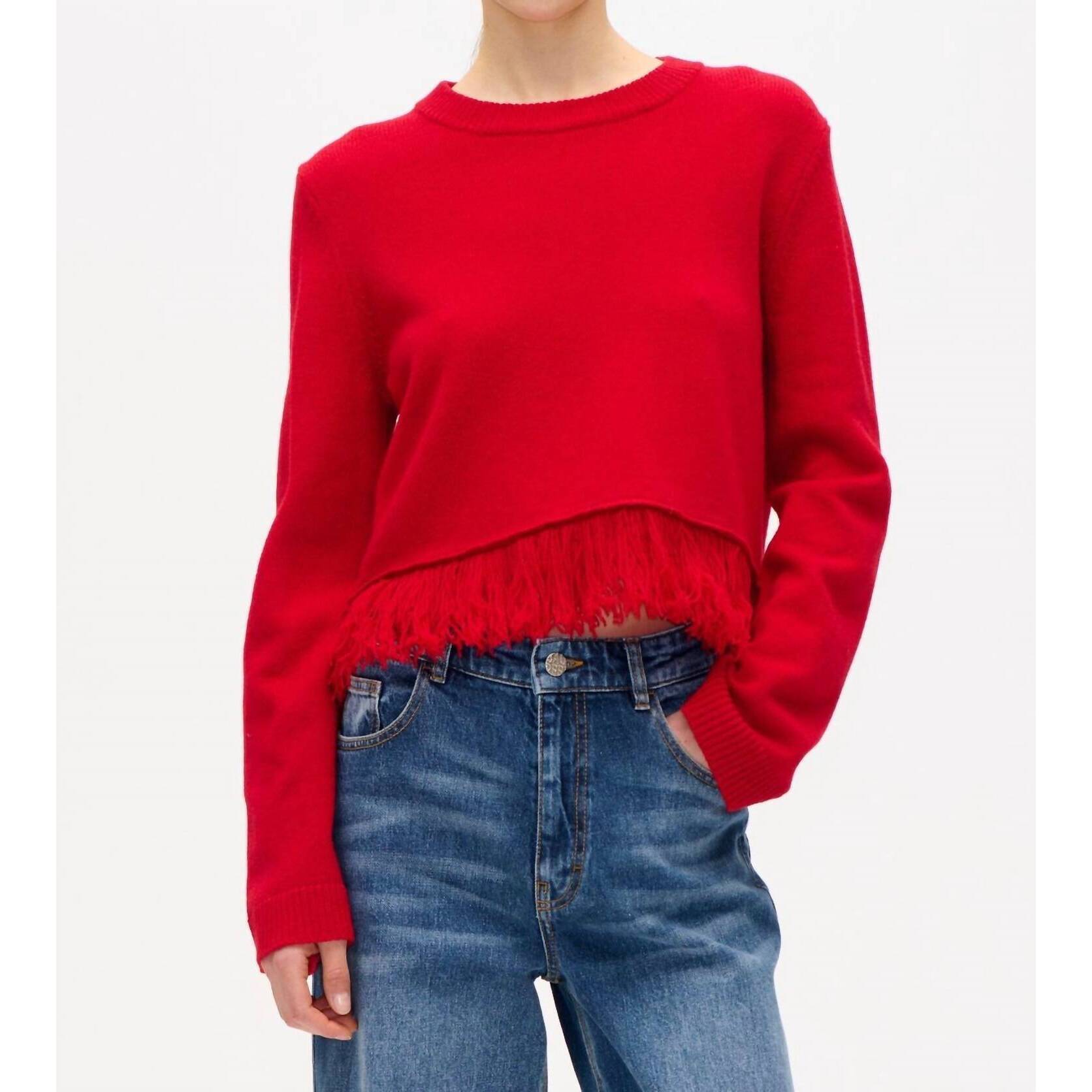 New Baum Und Pferdgarten Chevy Crewneck Sweater In Red